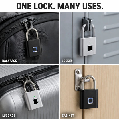 Rechargeable fingerprint padlock – photo 5 of 7