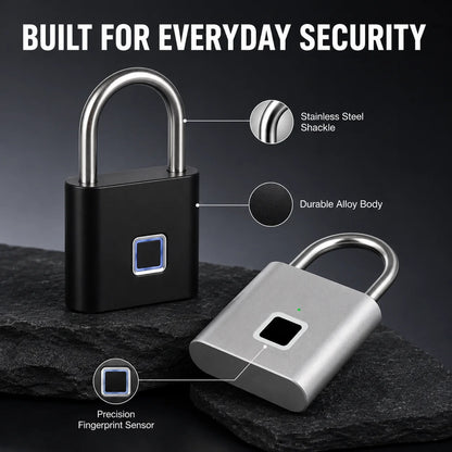 Rechargeable fingerprint padlock – photo 2 of 7