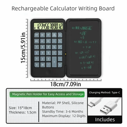 LCD calculator with writing pad – photo 5 of 9