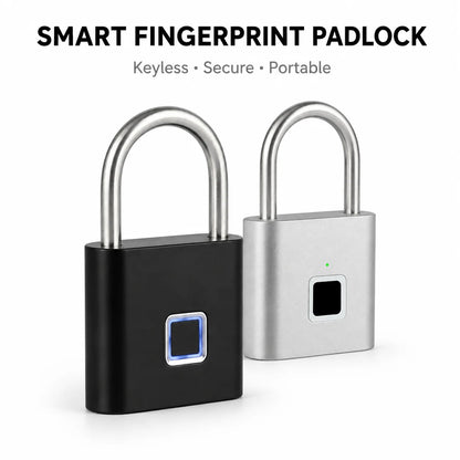 Circuit Supply Fingerprint Lock, a rechargeable fingerprint padlock