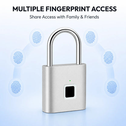 Rechargeable fingerprint padlock – photo 3 of 7
