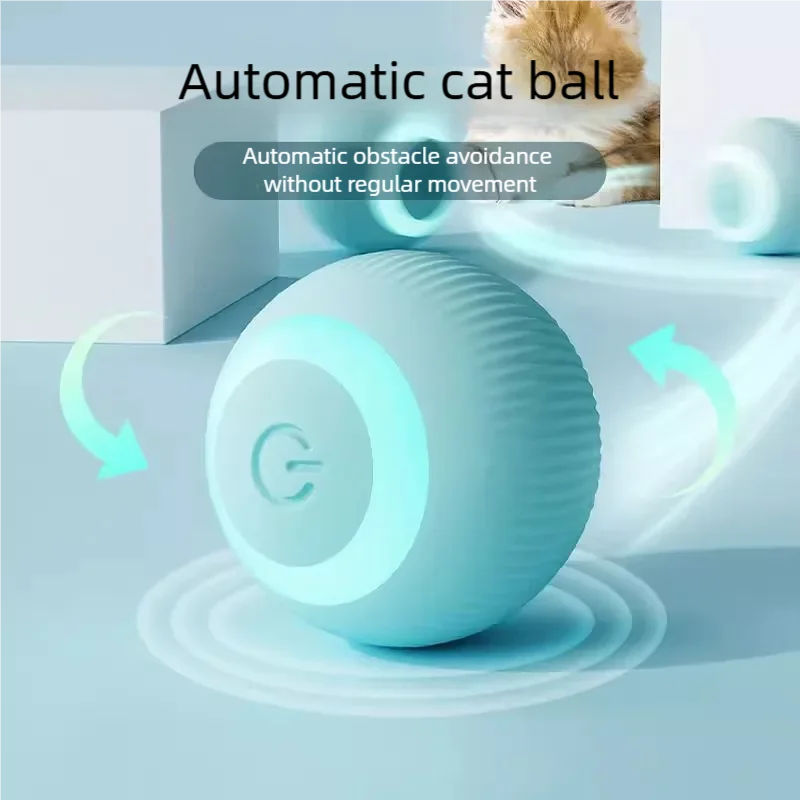 Circuit Supply Interactive Cat Ball, an automatic rolling cat toy