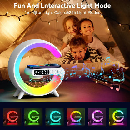 Charger Lamp with RGB light, Bluetooth speaker and wireless charger – photo 2 of 6
