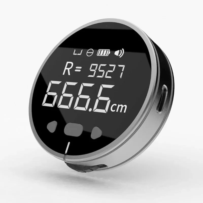 DUKA Little Q digital tape measure, a compact rechargeable electronic ruler with LCD screen