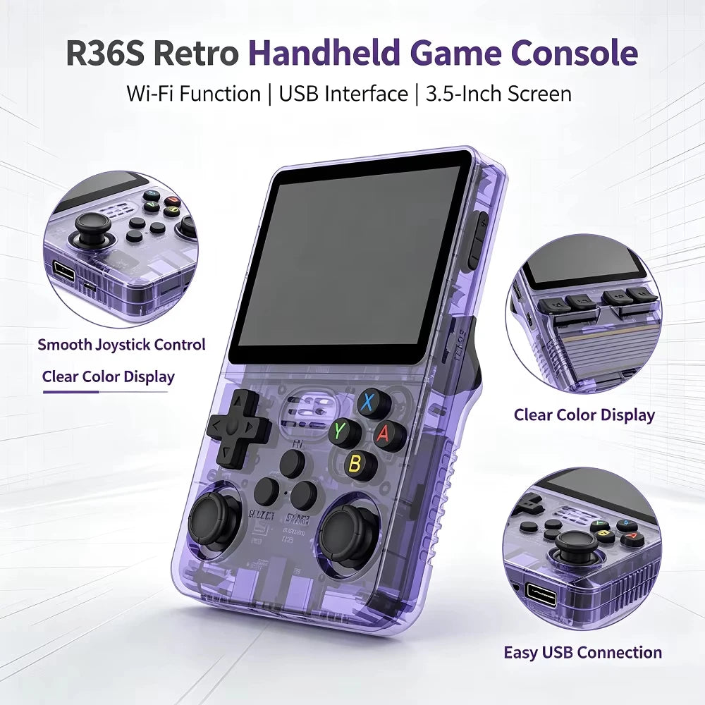 R36S retro handheld game console with 3.5-inch IPS screen – gallery photo 2
