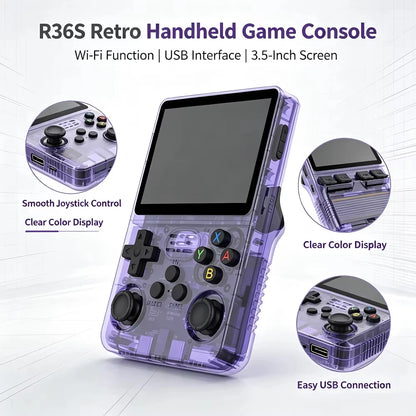 R36S retro handheld game console with 3.5-inch IPS screen – gallery photo 2