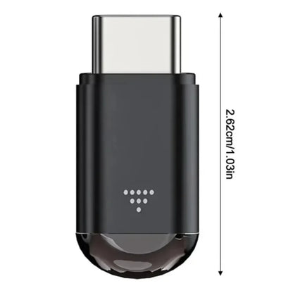 Circuit Supply USB-C Infrared Phone Adapter, a mini IR remote transmitter
