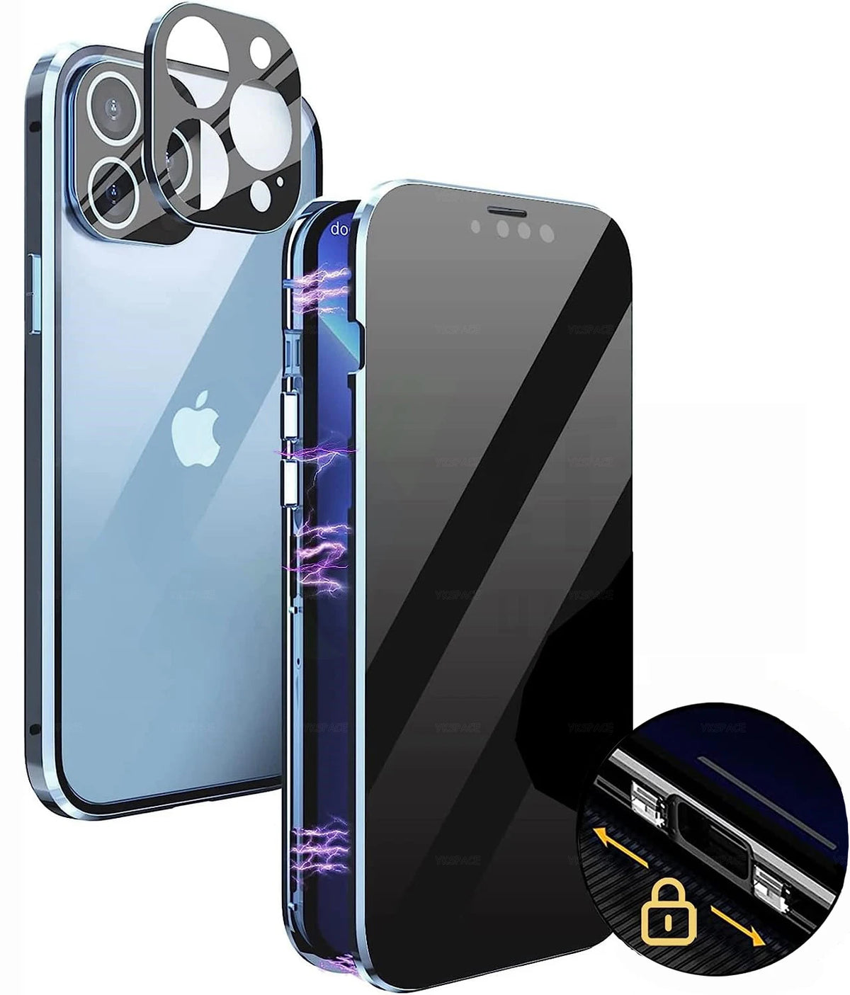 iPhone privacy case with tempered glass – photo 14 of 15